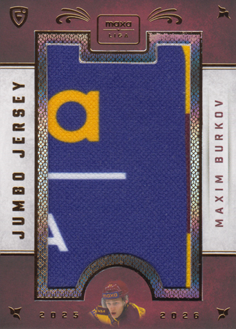 Burkov Maxim 25-26 GOAL Cards Maxa liga Jumbo Jersey #JJ-11