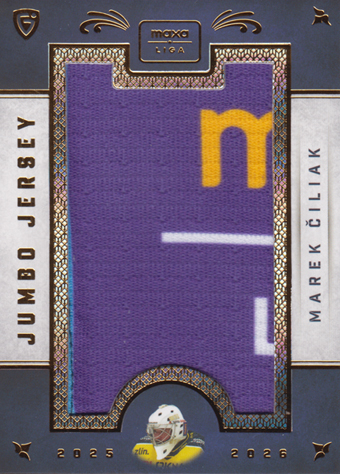 Čiliak Marek 25-26 GOAL Cards Maxa liga Jumbo Jersey #JJ-19