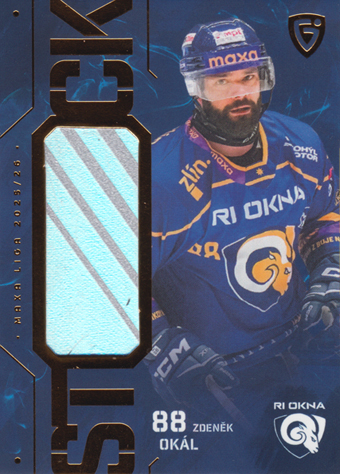 Okál Zdeněk 25-26 GOAL Cards Maxa liga Stick #ST-4