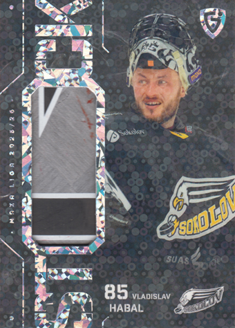Habal Vladislav 25-26 GOAL Cards Maxa liga Stick Platinum Neon #ST-23