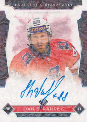 Stránský Jan 25-26 GOAL Cards Maxa liga Authentic Signature Platinum #PCE-2