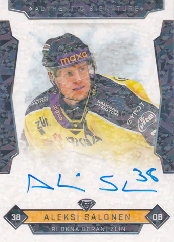 Svoboda Miroslav 25-26 GOAL Cards Maxa liga Authentic Signature Platinum #ZLI-3