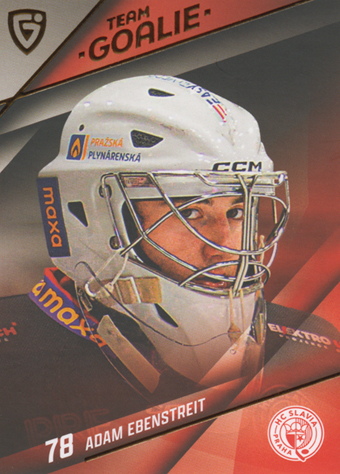 Ebenstreit Adam 25-26 GOAL Cards Maxa liga Team Goalie #TG-01