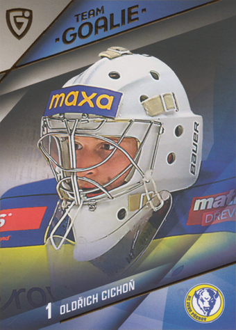 Cichoň Oldřich 25-26 GOAL Cards Maxa liga Team Goalie #TG-16