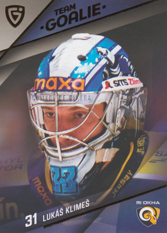 Klimeš Lukáš 25-26 GOAL Cards Maxa liga Team Goalie #TG-51