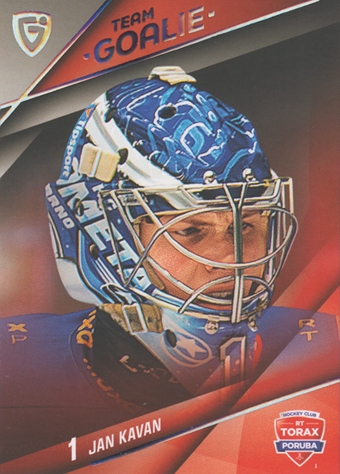 Kavan Jan 25-26 GOAL Cards Maxa liga Team Goalie Platinum #TG-19