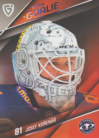 Kořenář Josef 25-26 GOAL Cards Maxa liga Team Goalie Platinum #TG-52