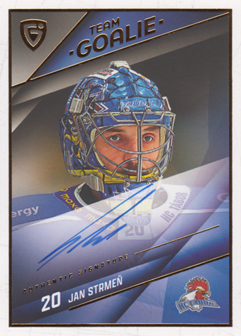 Strmeň Jan 25-26 GOAL Cards Maxa liga Team Goalie Auto #SG-15