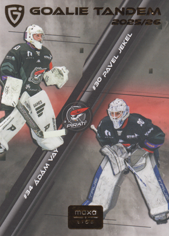 Jekel Vay 25-26 GOAL Cards Maxa liga Goalie Tandem #GT-2