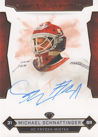 Schnattinger Michael 25-26 GOAL Cards Maxa liga Authentic Signature #FMI-2