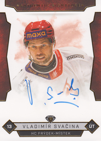 Svačina Vladimír 25-26 GOAL Cards Maxa liga Authentic Signature #FMI-6