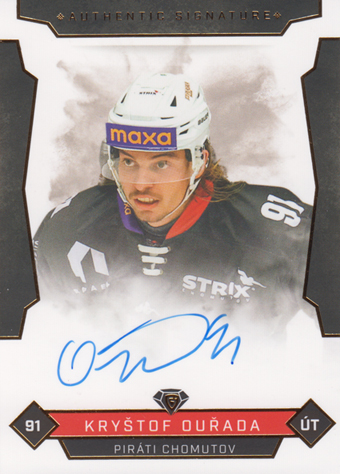 Ouřada Kryštof 25-26 GOAL Cards Maxa liga Authentic Signature #CHOM-6