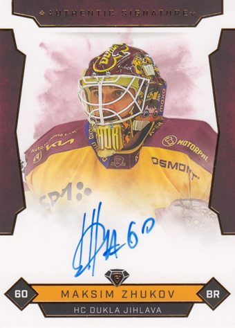 Beran Adam 25-26 GOAL Cards Maxa liga Authentic Signature #JIH-2