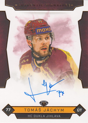 Jáchym Tomáš 25-26 GOAL Cards Maxa liga Authentic Signature #JIH-9