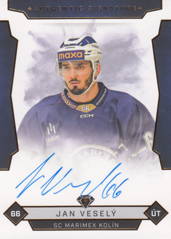 Veselý Jan 25-26 GOAL Cards Maxa liga Authentic Signature #KOL-6