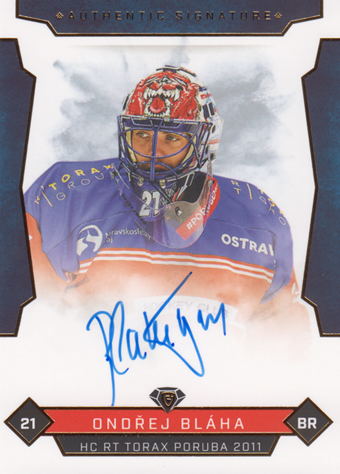 Bláha Ondřej 25-26 GOAL Cards Maxa liga Authentic Signature #POR-2