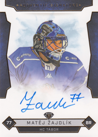 Žajdlík Matěj 25-26 GOAL Cards Maxa liga Authentic Signature #TAB-2