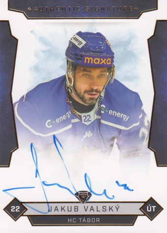 Valský Jakub 25-26 GOAL Cards Maxa liga Authentic Signature #TAB-3