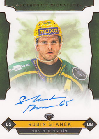 Staněk Robin 25-26 GOAL Cards Maxa liga Authentic Signature #VSE-4