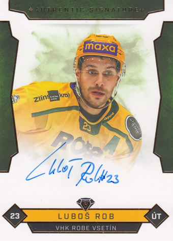 Rob Luboš 25-26 GOAL Cards Maxa liga Authentic Signature #VSE-7