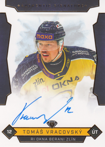 Vracovský Tomáš 25-26 GOAL Cards Maxa liga Authentic Signature #ZLI-9