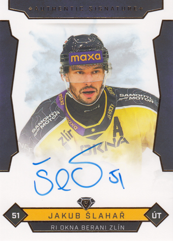 Šlahař Jakub 25-26 GOAL Cards Maxa liga Authentic Signature #ZLI-10