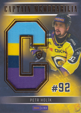 Holík Petr 25-26 GOAL Cards Maxa liga Captain Memorabilia #CA-02