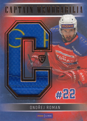 Roman Ondřej 25-26 GOAL Cards Maxa liga Captain Memorabilia #CA-04