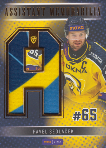 Sedláček Pavel 25-26 GOAL Cards Maxa liga Assistant Memorabilia #CA-17