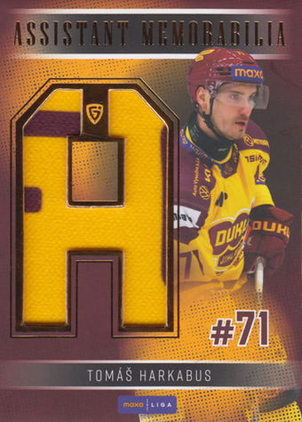 Harkabus Tomáš 25-26 GOAL Cards Maxa liga Assistant Memorabilia #CA-26