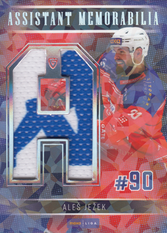 Ježek Aleš 25-26 GOAL Cards Maxa liga Assistant Memorabilia Mosaic #CA-21