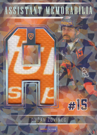 Žovinec Dušan 25-26 GOAL Cards Maxa liga Assistant Memorabilia Mosaic #CA-23