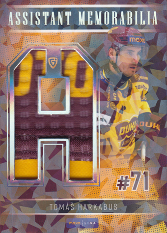 Harkabus Tomáš 25-26 GOAL Cards Maxa liga Assistant Memorabilia Mosaic #CA-26