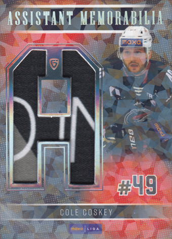 Coskey Cole 25-26 GOAL Cards Maxa liga Assistant Memorabilia Mosaic #CA-31