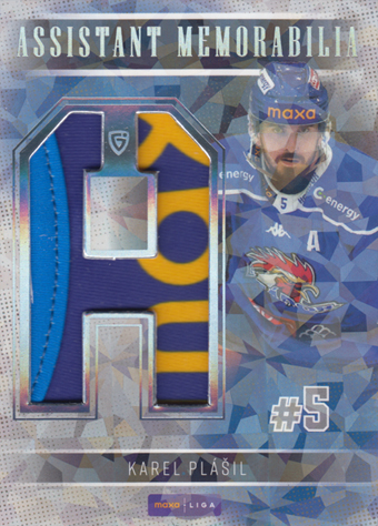 Plášil Karel 25-26 GOAL Cards Maxa liga Assistant Memorabilia Mosaic #CA-41