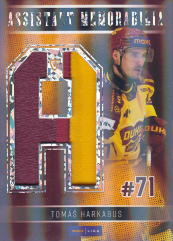 Harkabus Tomáš 25-26 GOAL Cards Maxa liga Assistant Memorabilia Platinum Rainbow #CA-26