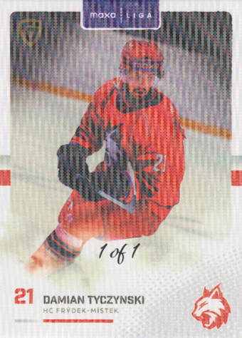 Tyczyński Damian 25-26 GOAL Cards Maxa liga Seismic Silver #FMI-25