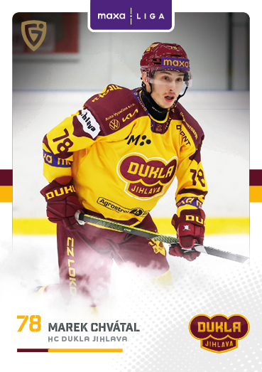 Chvátal Marek 25-26 GOAL Cards Maxa liga #JIH-16