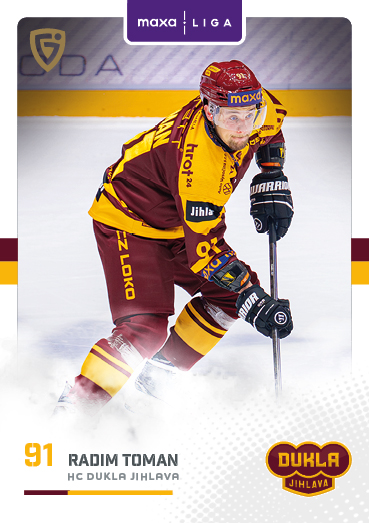 Toman Radim 25-26 GOAL Cards Maxa liga #JIH-27
