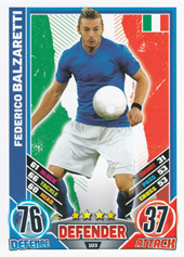 Balzaretti Federico 2012 Topps Match Attax England #103