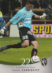 Sandqvist Jonas 2004 The Card Cabinet Allsvenskan #103