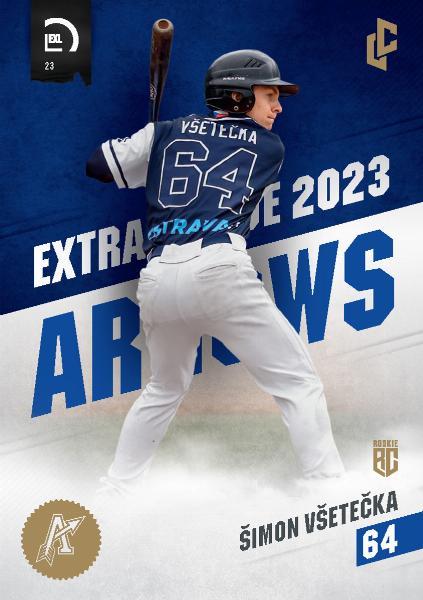 Všetečka Šimon 2023 LC Czech Baseball Extraleague #103