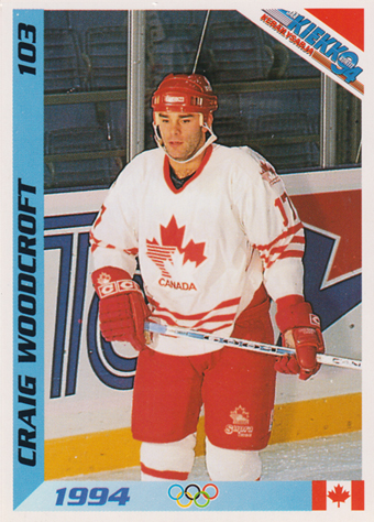 Woodcroft Craig 1994 Finnish Jää Kiekko #103