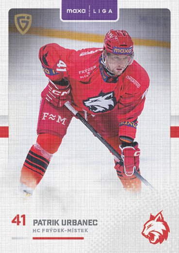Urbanec Patrik 25-26 GOAL Cards Maxa liga Canvas #FMI-16