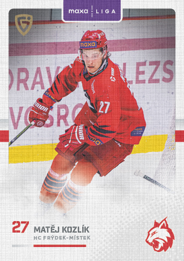 Kozlík Matěj 25-26 GOAL Cards Maxa liga Canvas #FMI-18