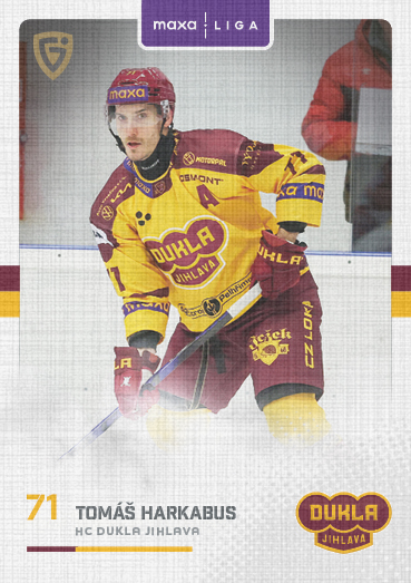 Harkabus Tomáš 25-26 GOAL Cards Maxa liga Canvas #JIH-17