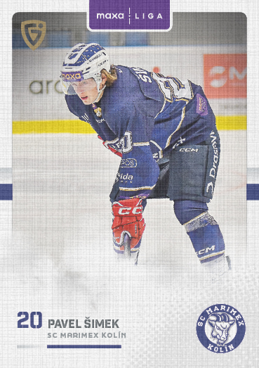 Šimek Pavel 25-26 GOAL Cards Maxa liga Canvas #KOL-24