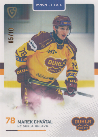 Chvátal Marek 25-26 GOAL Cards Maxa liga Rainbow #JIH-16