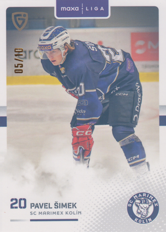Šimek Pavel 25-26 GOAL Cards Maxa liga Rainbow #KOL-24
