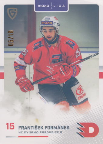 Formánek František 25-26 GOAL Cards Maxa liga Rainbow #PCE-23